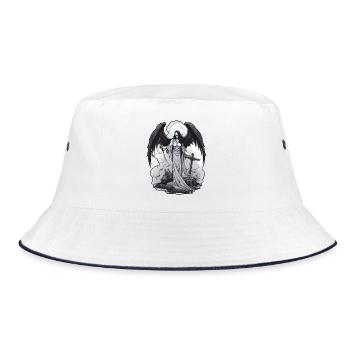 Dark Angel - Bucket Hat - white/navy - Front