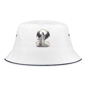 Dark Angel - Bucket Hat - white/navy - Front