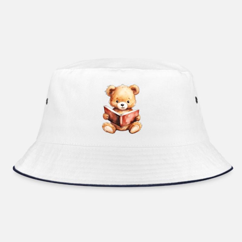 Bärenklasse Bär - Bucket Hat - Weiß/Navy