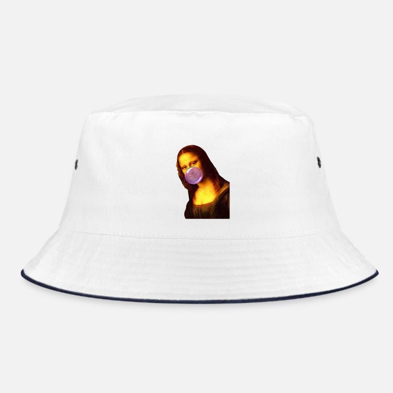 Mona Lisa Chewing gum Bubble Bucket Hat