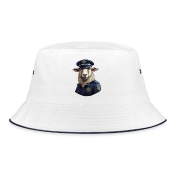 Moutons de la police - Bob - blanc/marine - Devant