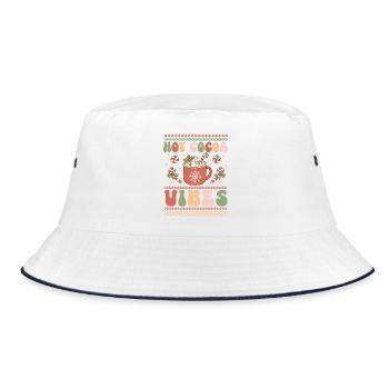 Pull de Noël moche - Bob - blanc/marine - Devant