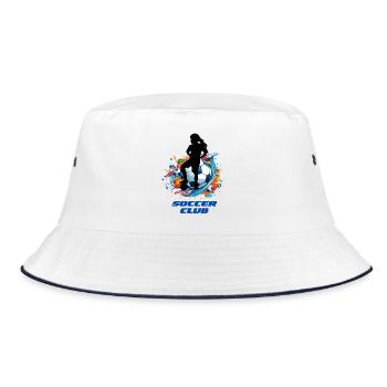 Vibrant club de football Splash Design - Bob - blanc/marine - Devant