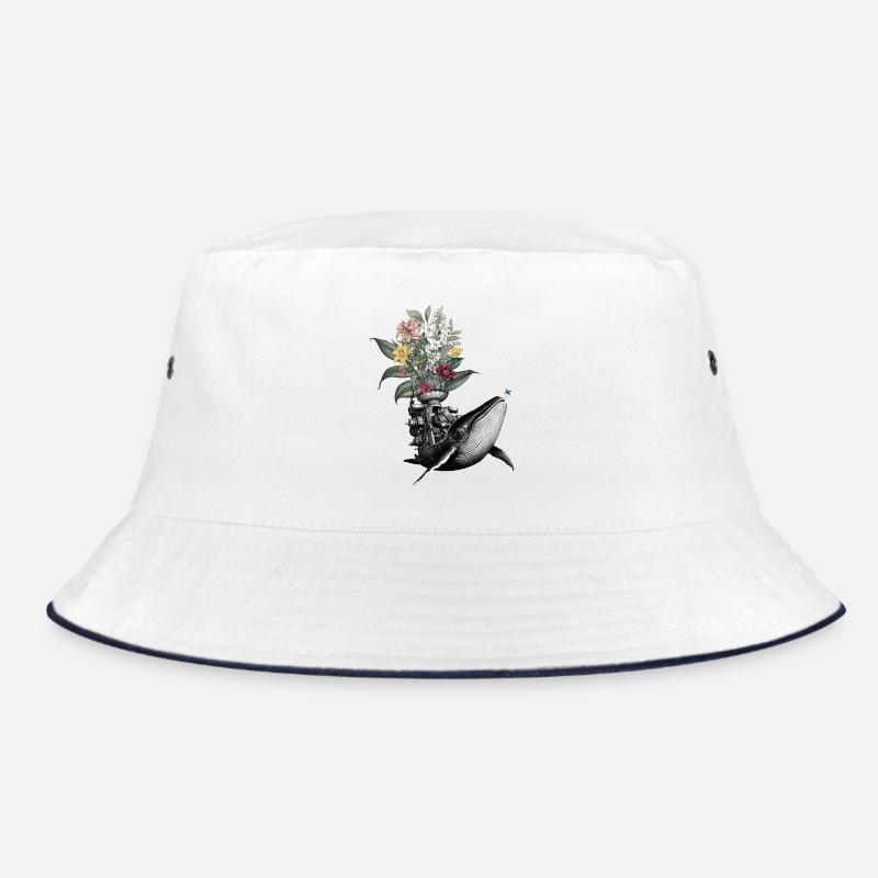 Félicitations – Grenouille, Baleine, Fleurs - Bob - blanc/marine