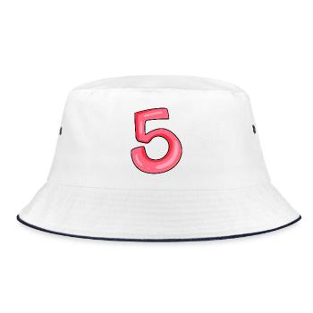 Numéro 5 Numéro - Bob - blanc/marine - Devant