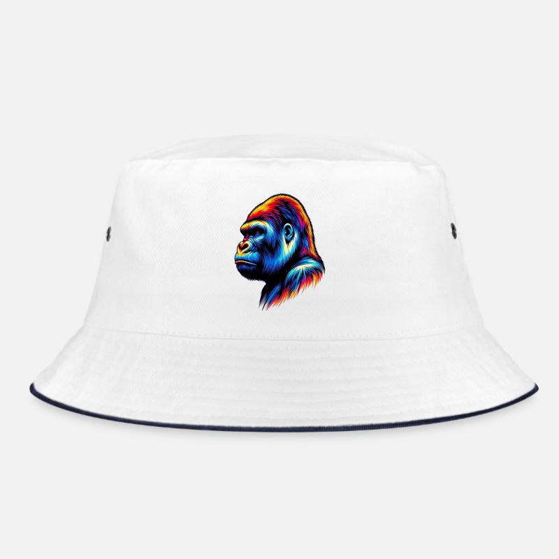 Gorille - Bob - blanc/marine