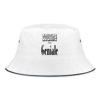 Cousine Trop Géniale - Bob - blanc/marine - Devant