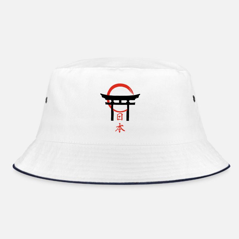 Torii Gate (Black) Bucket Hat