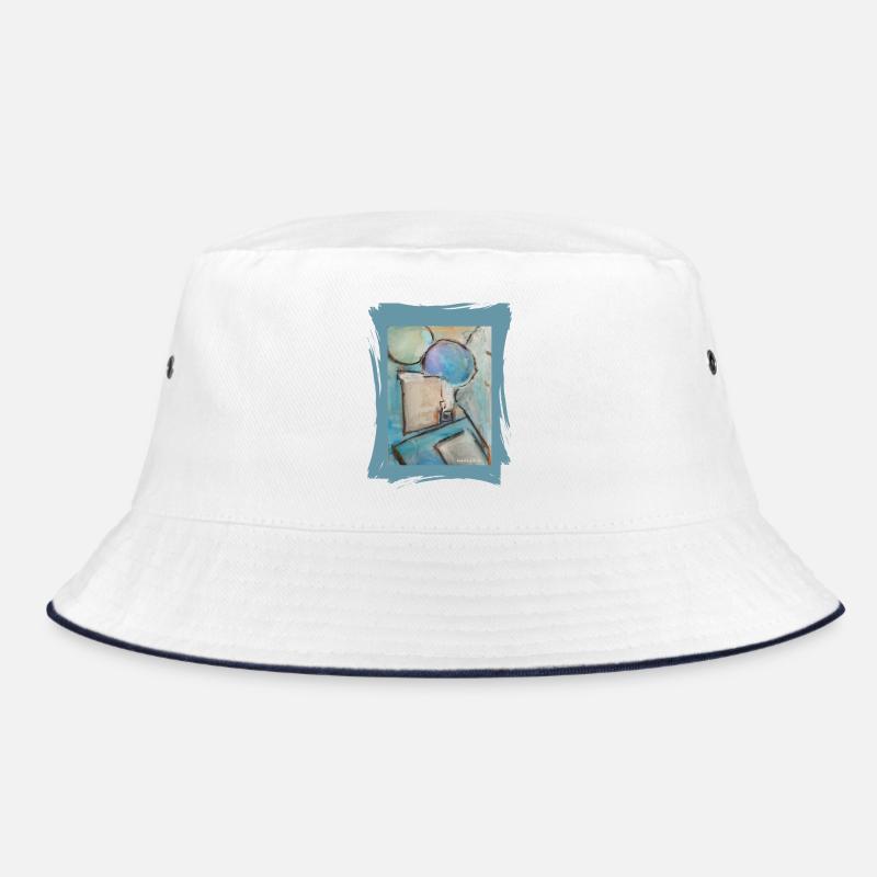 Abstraktes Aquarell mit Luftballons Bucket Hat