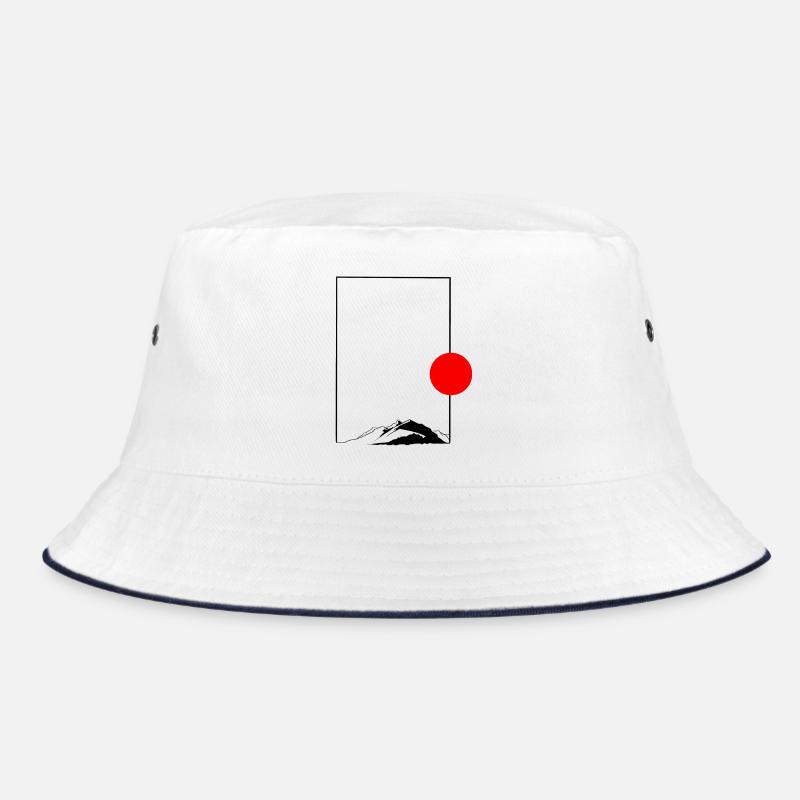 Minimalist sunrise Bucket Hat