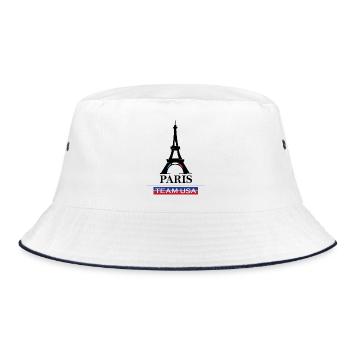 Equipe de Paris Jeux Sportifs des Etats-Unis Athlète Sportif Symbole - Bob - blanc/marine - Devant