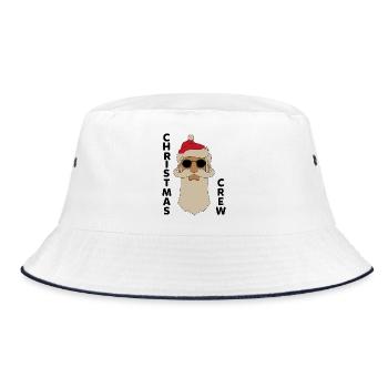 Funny shirts for the Apre's Ski Party - Bucket Hat - white/navy - Front