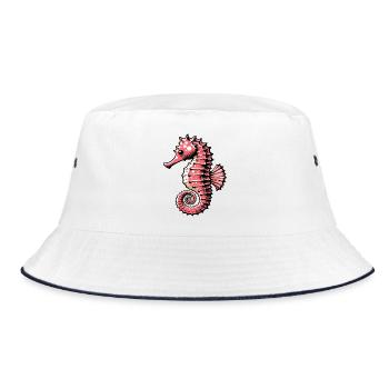 Hippocampe - Bob - blanc/marine - Devant