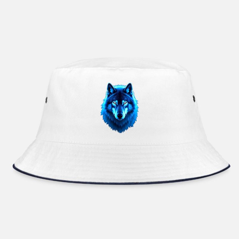 Lueur loup bleu - Bob - blanc/marine