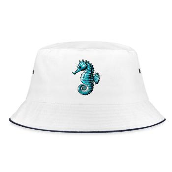 Hippocampe - Bob - blanc/marine - Devant