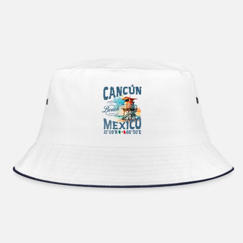 Cancun Skyline at the Beach Bucket Hat