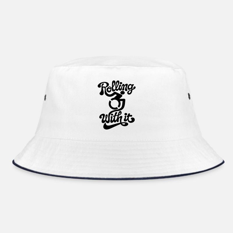 Rolling with it in my wheelchair # Bucket Hat