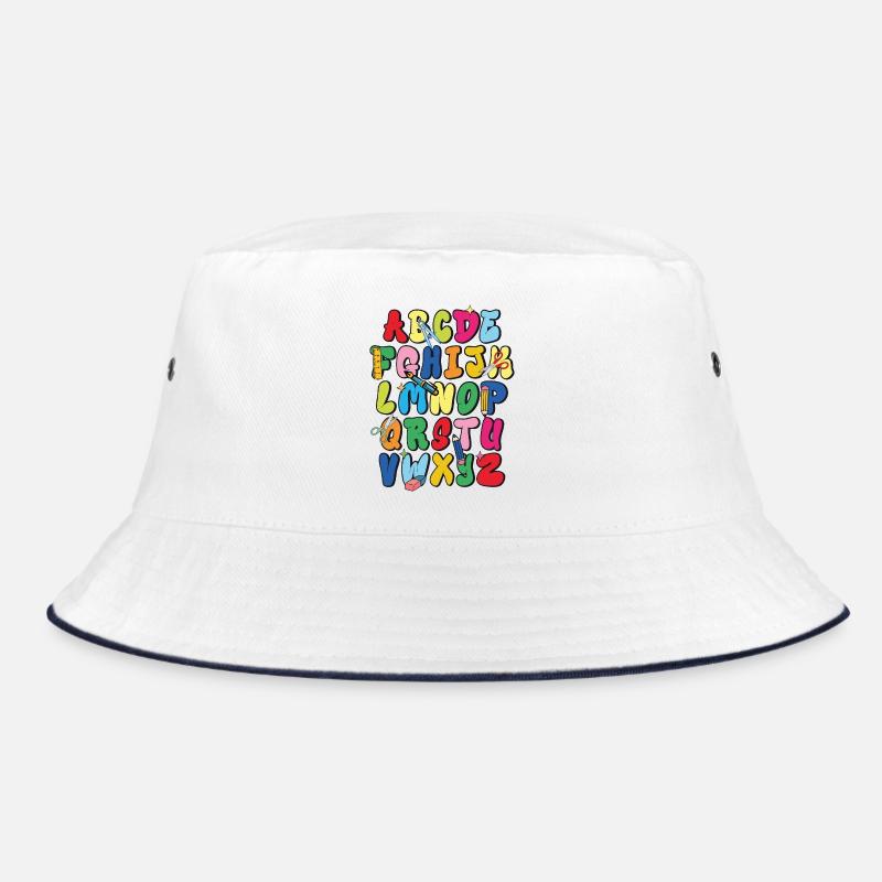 Creative ABC Design for School & Art Bucket Hat