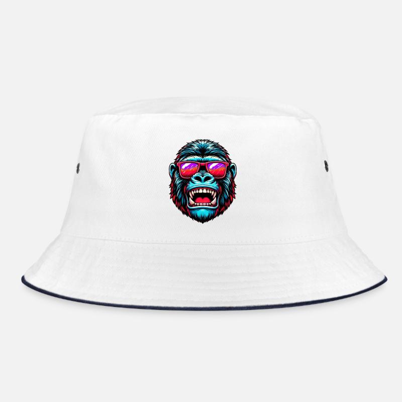Gorillas mit Sonnenbrille Bucket Hat
