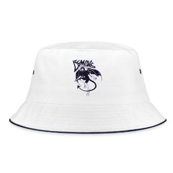 Demon Vibes – Sombre et mystique - Bob - blanc/marine - Devant