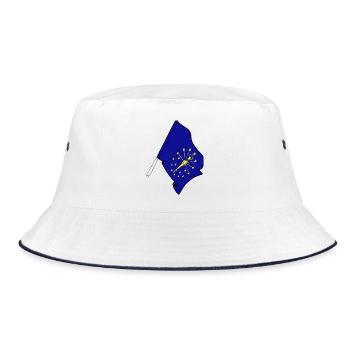 Drapeau de l’Indiana - Bob - blanc/marine - Devant