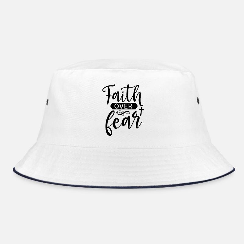 Glaube über Angst Bucket Hat