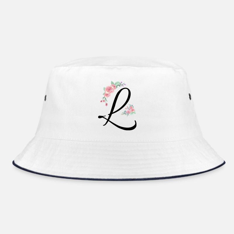 Buchstabe l Blumen Bucket Hat