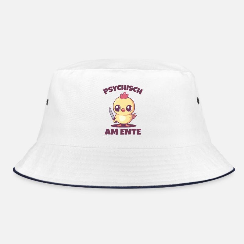 Psychisch am Ente Sarkasmus Bucket Hat