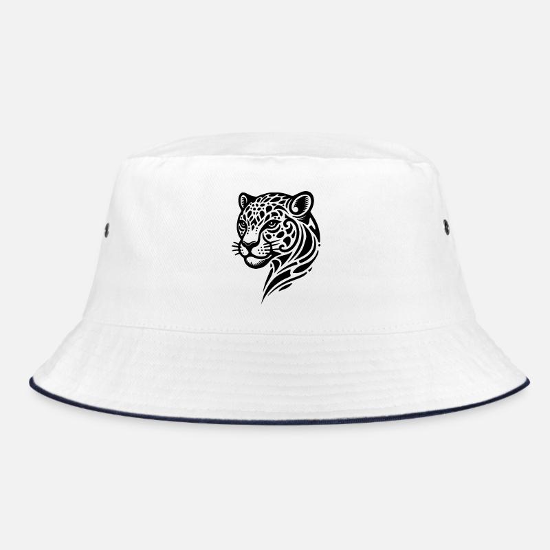Gepard - Bucket Hat - Weiß/Navy