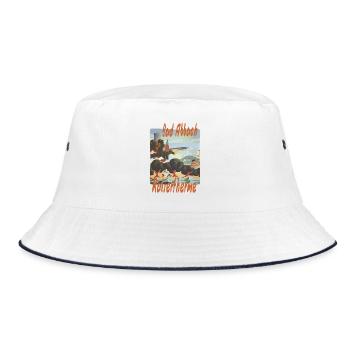 Kaisertherme - Bucket Hat - Weiß/Navy - Vorne