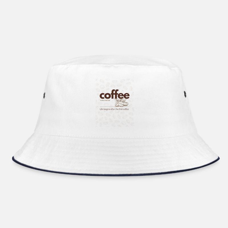 Coffee – Life Begins After the First Cup Bucket Hat