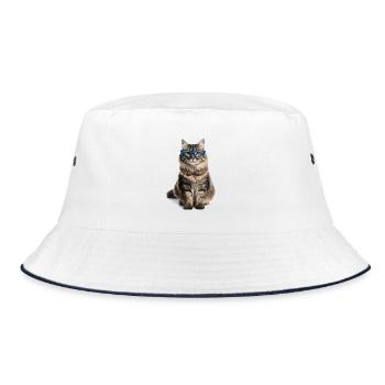 Chat tigré avec des lunettes bleues – Good Pet Edition - Bob - blanc/marine - Devant