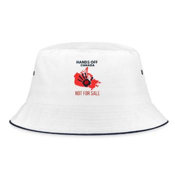 Hands Off Canada n’est pas à vendre - Bob - blanc/marine - Devant
