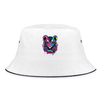 Beauté rebelle – Bébé tigre 🐯 - Bob - blanc/marine - Devant