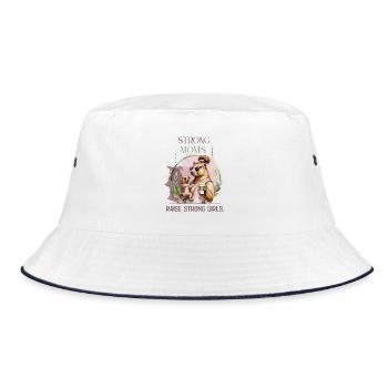 Mamans fortes élèvent des filles fortes – Maternité calme D - Bob - blanc/marine - Devant