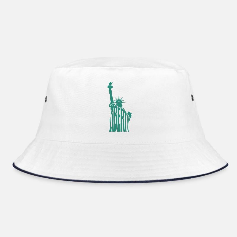 Freiheitsstatue - Cooles New York USA Logo Bucket Hat