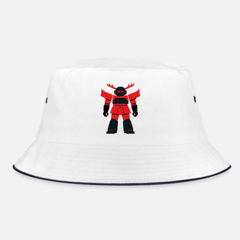 Samurai Robo mit Geweih Bucket Hat