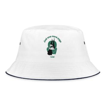 Nur noch eine (Lüge) - Bucket Hat - Weiß/Navy - Vorne