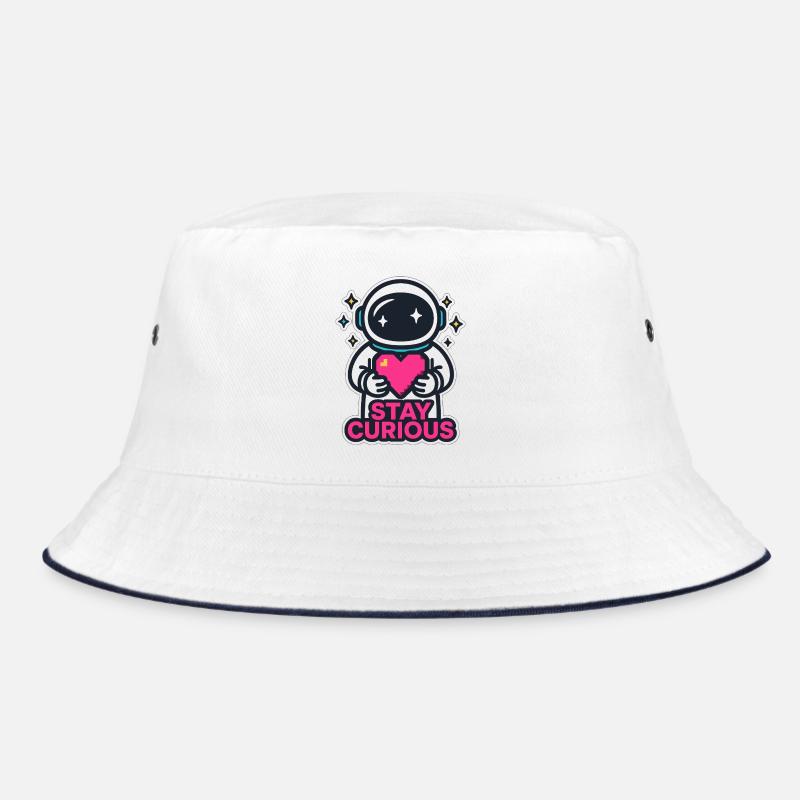 Stay Curious Astronaut Bucket Hat