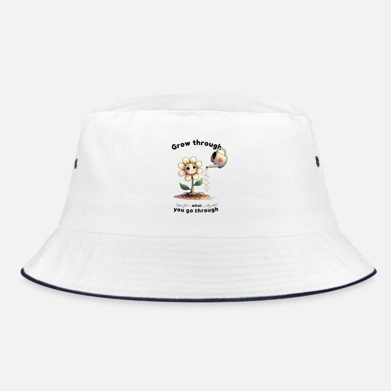Self-love grows with every tear Bucket Hat