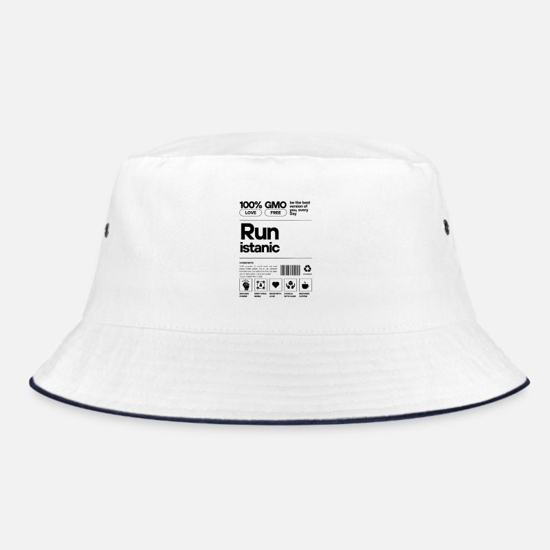 Abstract geometric line art Bucket Hat