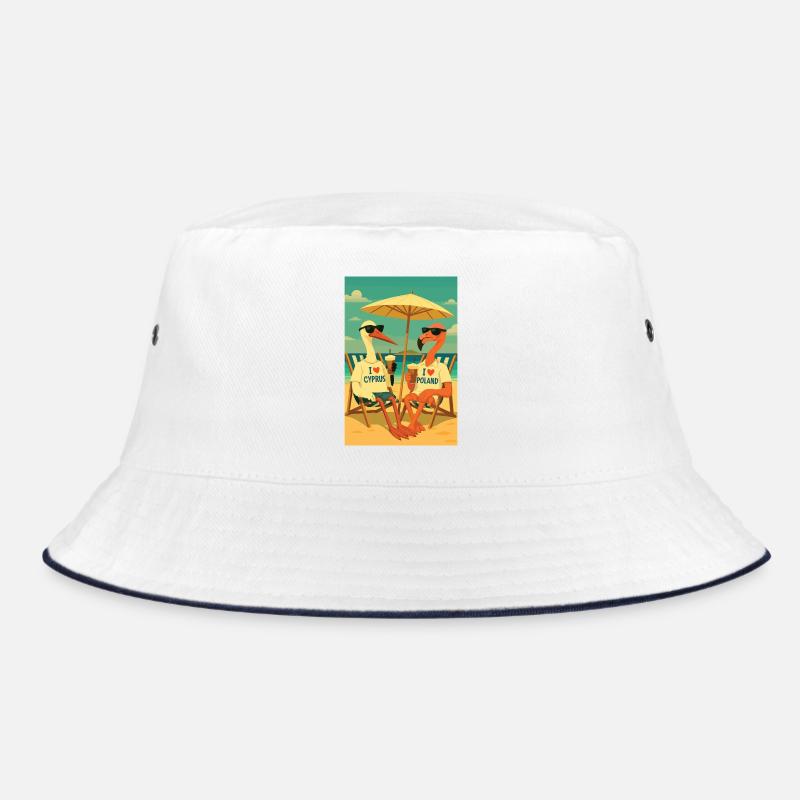 Vögel im Sommerklima Bucket Hat