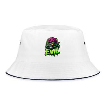 Evil - Bucket Hat - white/navy - Front