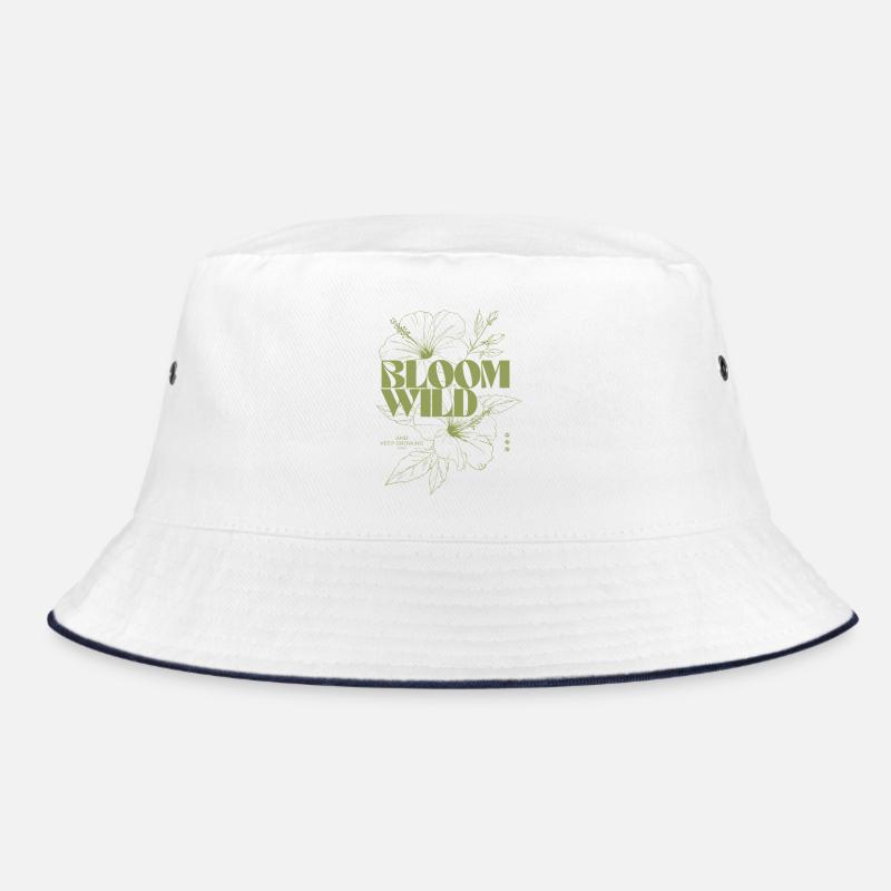 Bloom Wild Botanical Illustration Bucket Hat