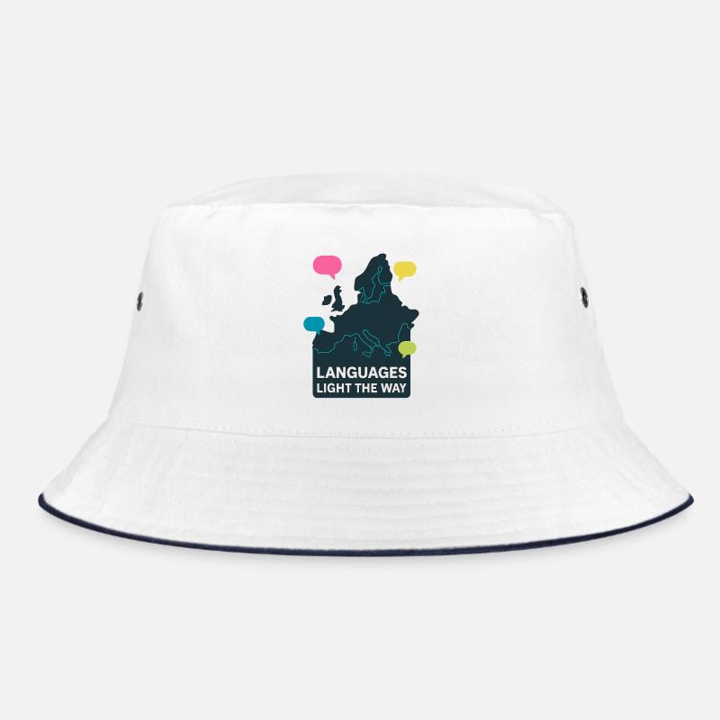 Languages light the way Sprachen Europa Bucket Hat