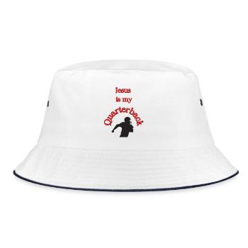 Jésus est mon quarterback T-shirt - Bob - blanc/marine - Devant