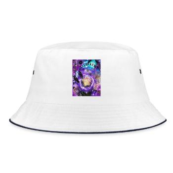 Elemental Magic Gold - Bucket Hat - white/navy - Front