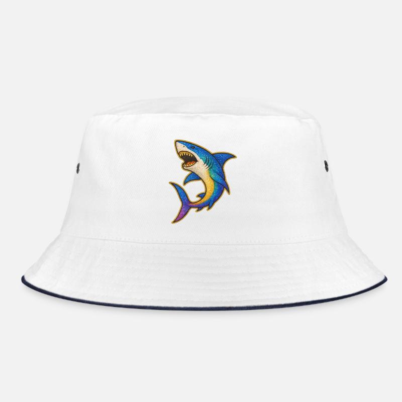 Requin | Requin arc-en-ciel Patch Art Bob