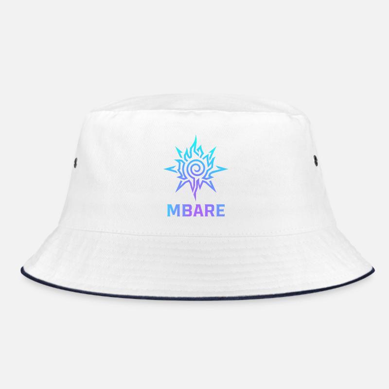 Starburst-Spiralgradient Bucket Hat