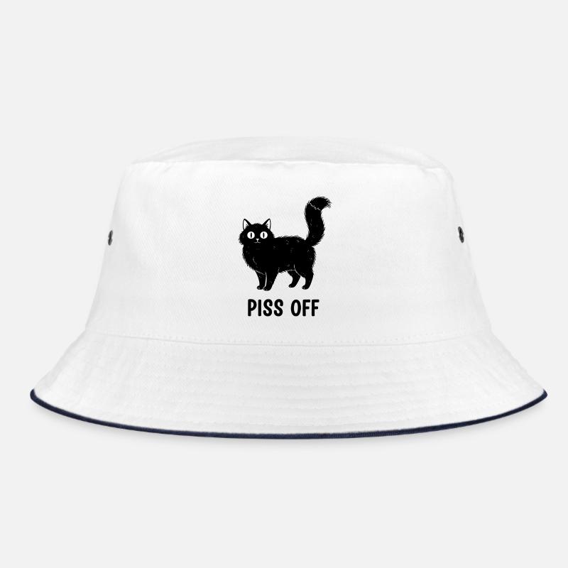 Midnight Cat Snark Bucket Hat